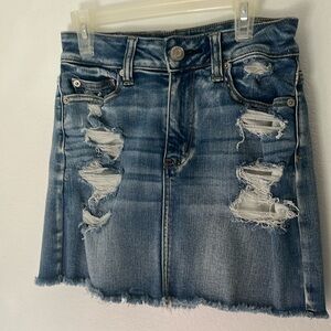 American eagle Jean skirt size 0